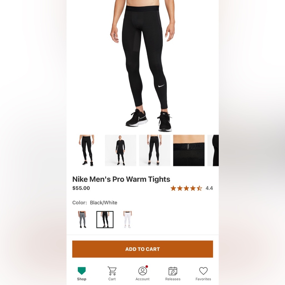 NIKE PRO HYPERWARM MEN’S TIGHTS